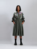 Garden Bloom Midi Dress