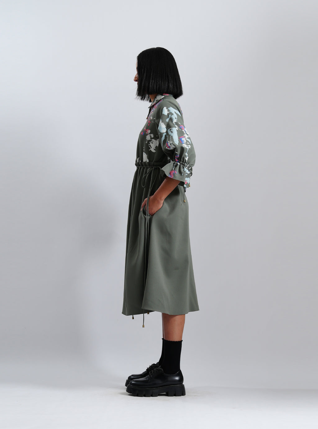 Garden Bloom Midi Dress