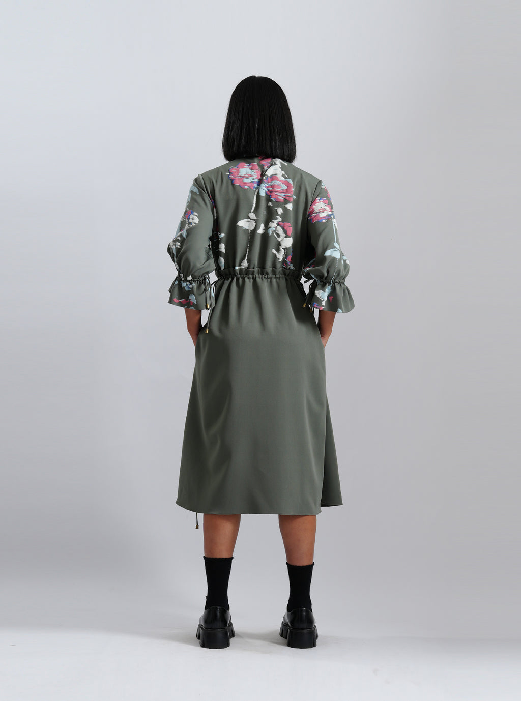 Garden Bloom Midi Dress