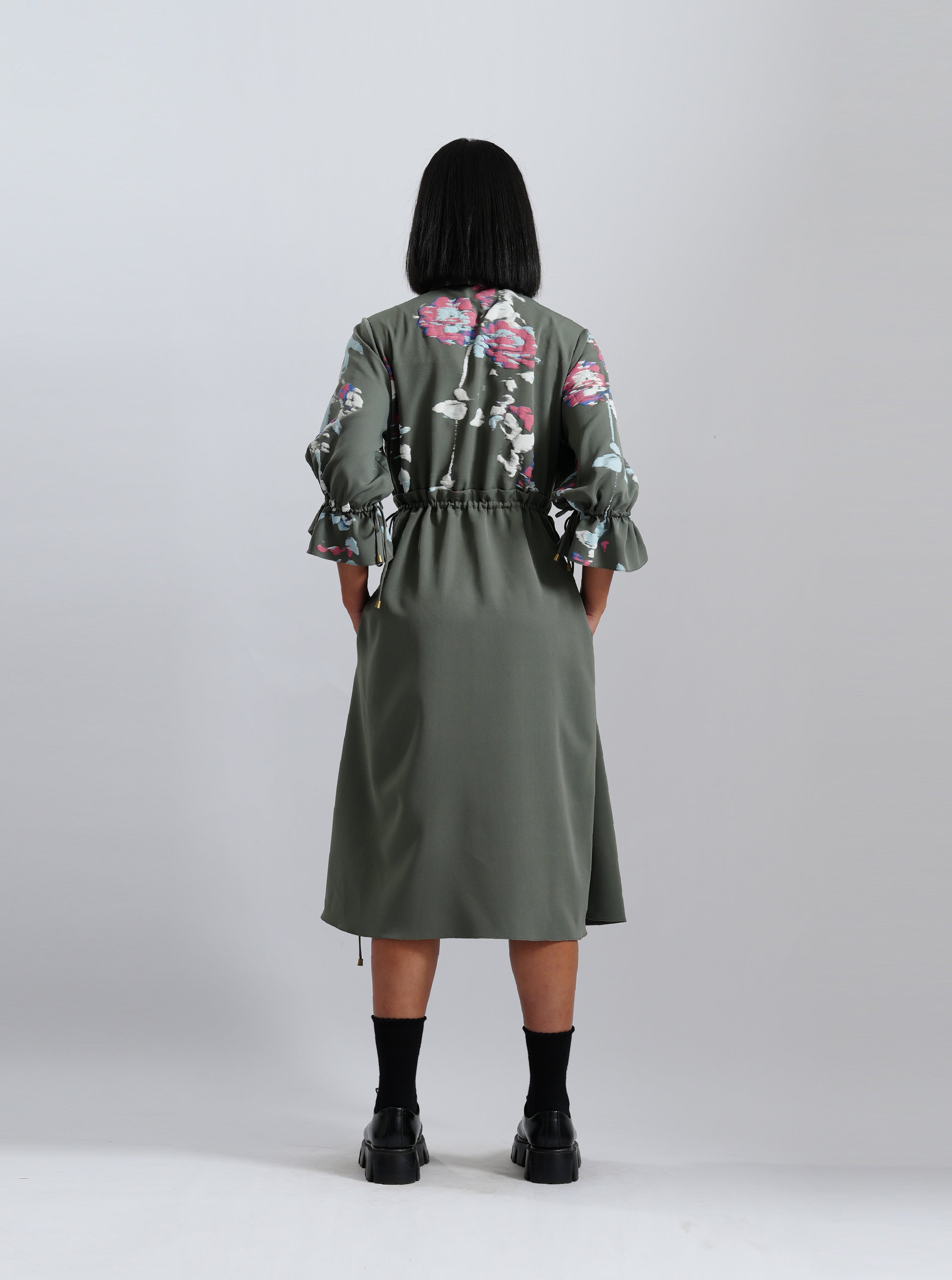 Garden Bloom Midi Dress
