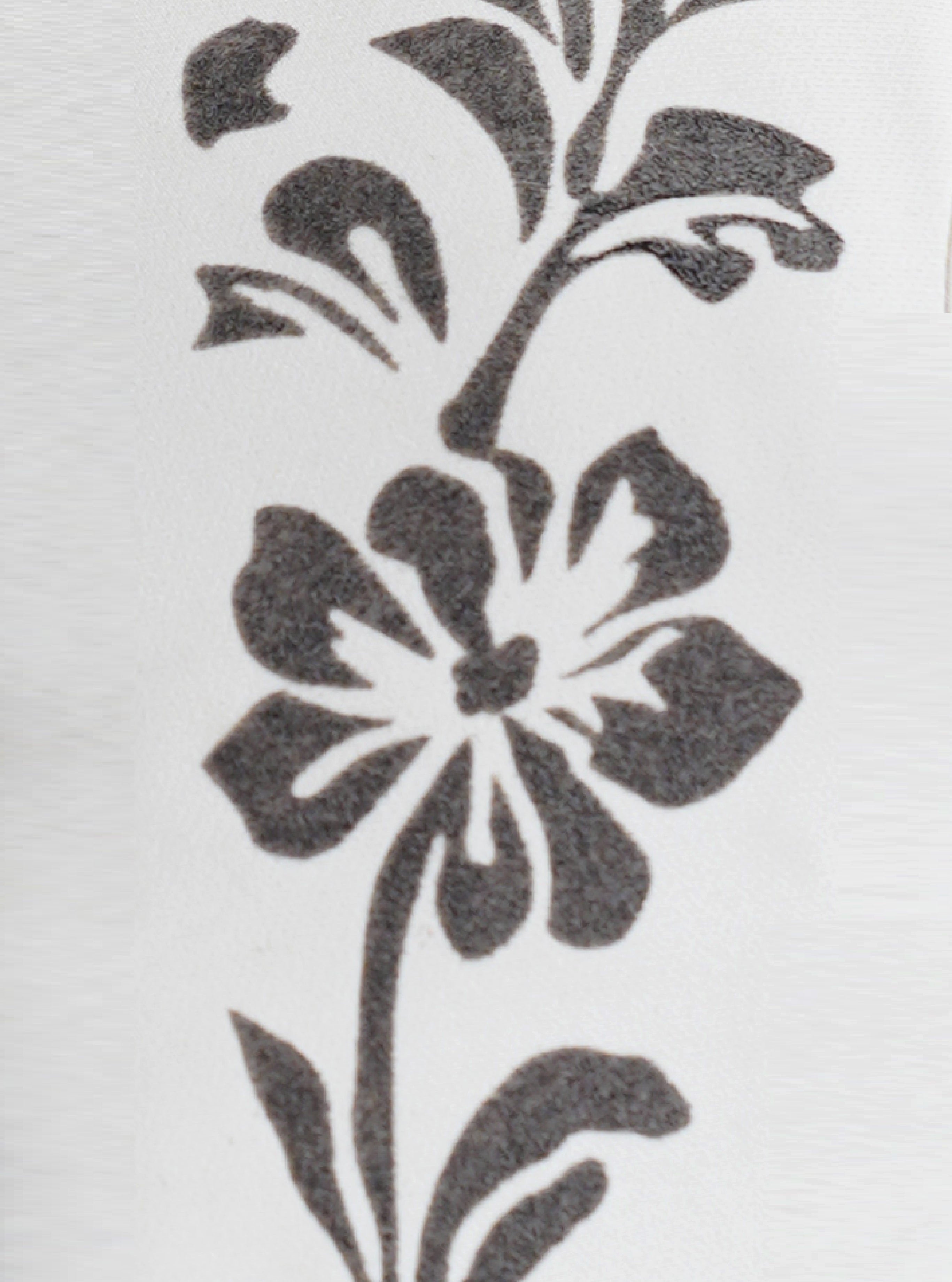 Ivory Floral Print Mini Dress