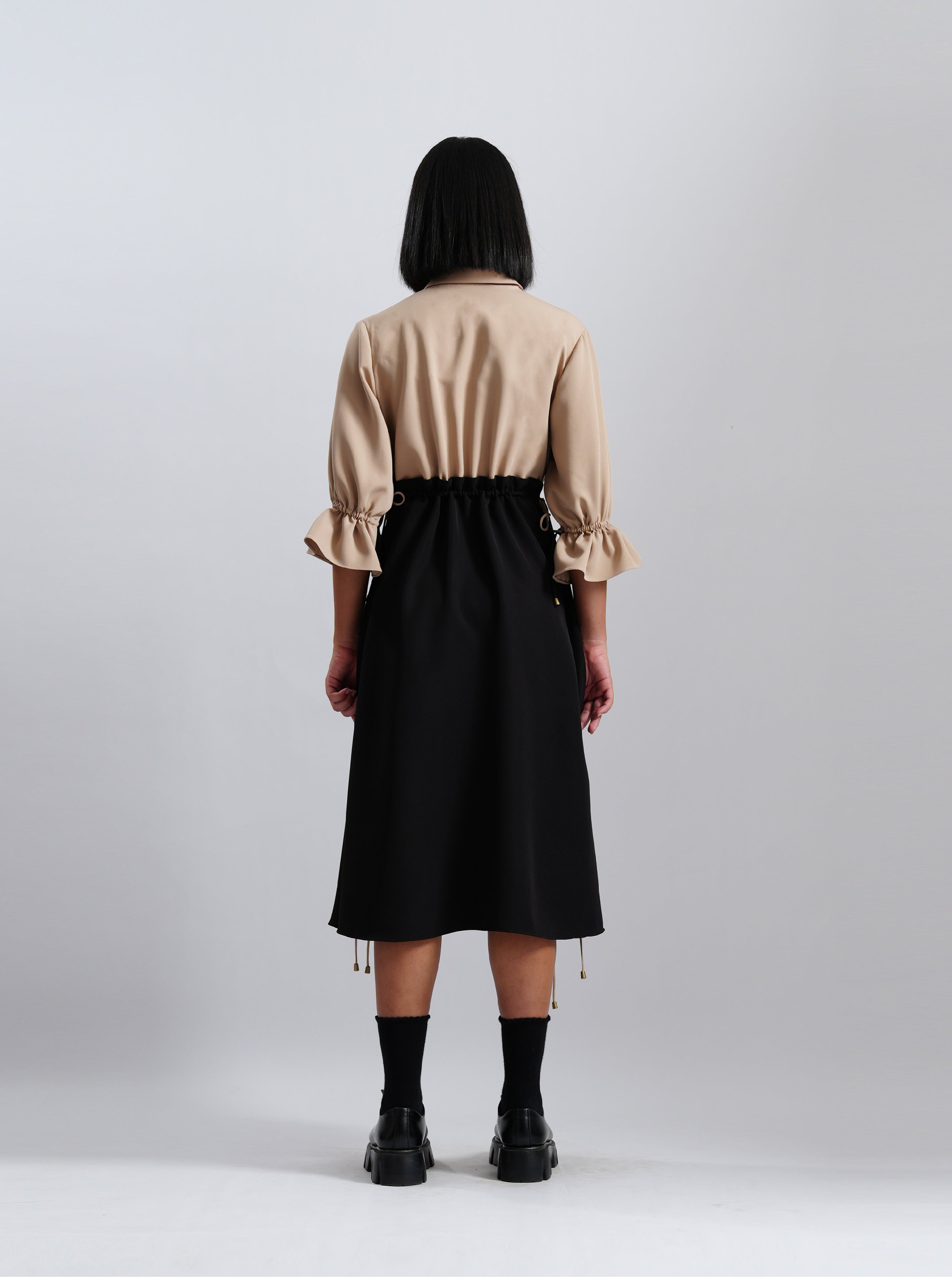 Sand & Noir Shirt Dress