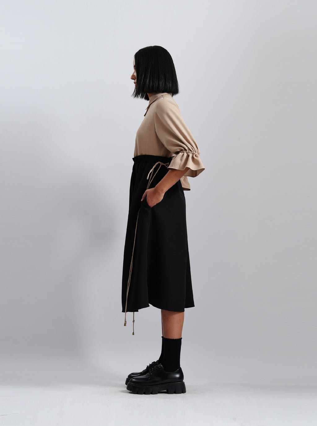 Sand & Noir Shirt Dress