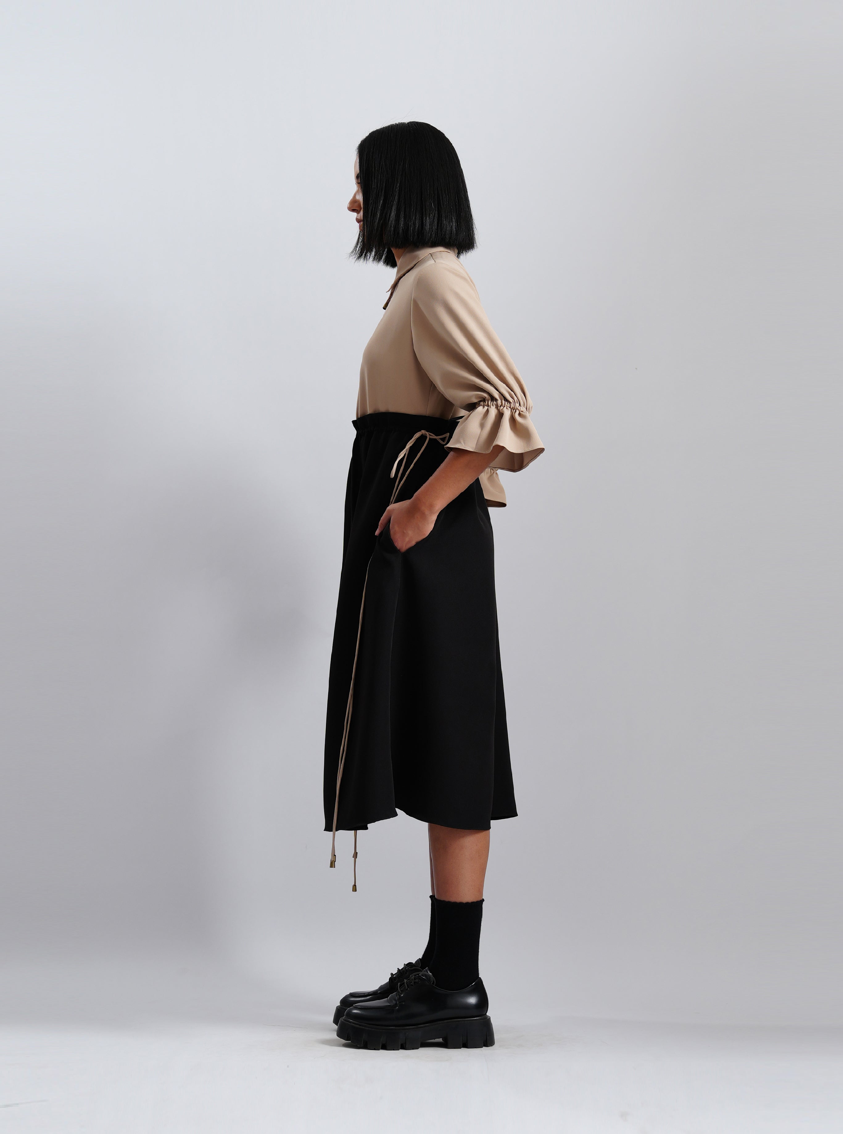Sand & Noir Shirt Dress